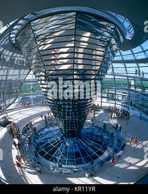 Il palazzo del Reichstag di Berlino, Germania Foto Stock