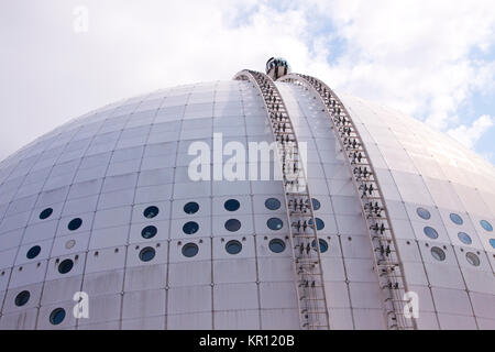 Ericsson globe Stoccolma vista del cielo Foto Stock