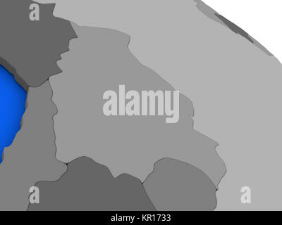 Bolivia Politiche su modello di messa a terra Foto Stock