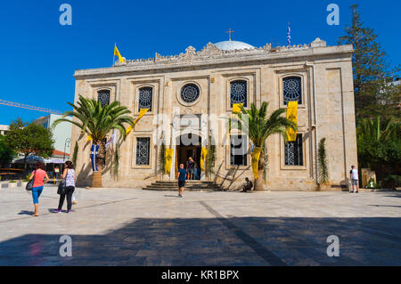 La chiesa di San Tito a Iraklio di Creta in Grecia Foto Stock