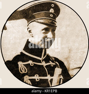 Wilhelm il tedesco Crown Prince in WWI (Friedrich Wilhelm Victor Agosto Ernst, (6 maggio 1882 - 20 luglio 1951) capo della casa di Hohenzollern (royalty prussiano) BFC. Questo ritratto del principe ereditario in uniforme militare risale al 1914 (WWI) Foto Stock