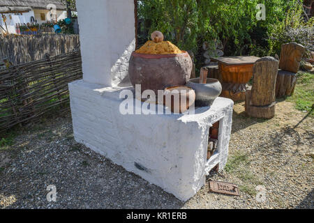 Cosacco russo forno esterno Foto Stock