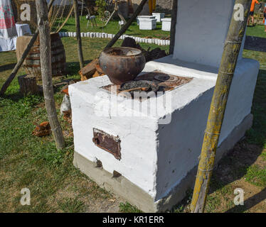 Cosacco russo forno esterno Foto Stock