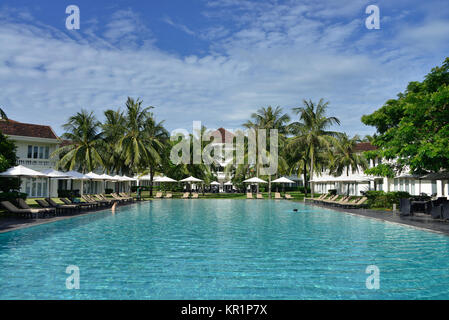 Piscina, boutique Hoi nel Resort, Hoi in Vietnam, Swimmingpool, Boutique Hoi An Resort, Hoi An Foto Stock