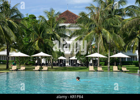 Piscina, boutique Hoi nel Resort, Hoi in Vietnam, Swimmingpool, Boutique Hoi An Resort, Hoi An Foto Stock