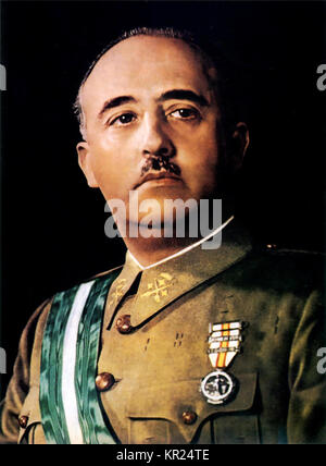 FRANCISCO FRANCO (1892-1975) come caudillo di Spagna circa 1940 Foto Stock