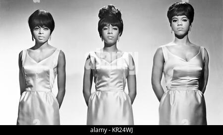 Il SUPREMES foto promozionale di noi gruppo vocale circa 1965. Da sinistra: Diana Ross, Maria Wilson, Firenze Ballard Foto Stock