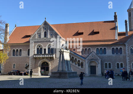 Castello Dankwarderode, castello posto, Brunswick, Bassa Sassonia, Germania, Burg Dankwarderode, Burgplatz, Braunschweig, Niedersachsen, Deutschland Foto Stock