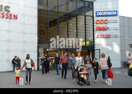 Municipio gallery, sul luogo Porsche, cibo, Renania settentrionale-Vestfalia, Germania, Rathaus Galerie am Porscheplatz, Essen, Renania settentrionale-Vestfalia, Deutschl Foto Stock