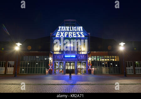 Starlight Express train theatre, anello dello stadio, Bochum, Renania settentrionale-Vestfalia, Germania, Starlight Express Theatre, Stadionring, Renania settentrionale-Vestfalia, D Foto Stock