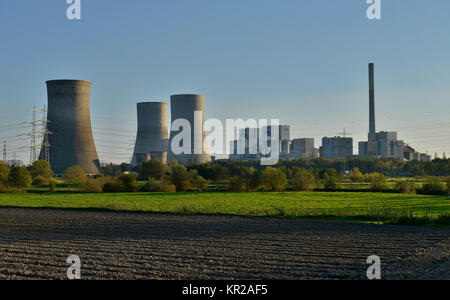 RWE Power station Westfalia, Hamm, Renania settentrionale-Vestfalia, Germania, RWE Kraftwerk Westfalen, Nordrhein-Westfalen, Deutschland Foto Stock