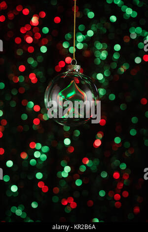 Decorazione per albero di Natale con il gioco del poker lement Foto Stock