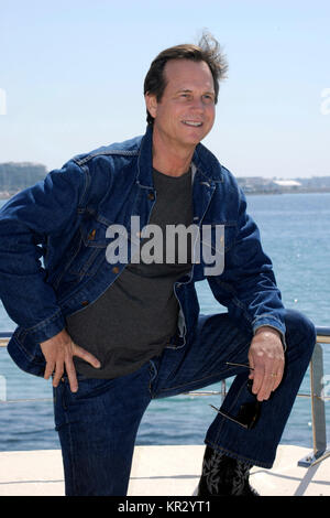 Cannes (sud-est della Francia): Bill Paxton, attore americano e film-maker, frequentando il Miptv mercato Media 2015 (ÒMarche International des programmi Foto Stock