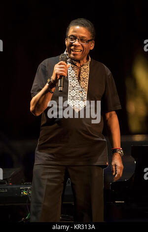 Herbie Hancock al Nice Jazz Festival su 2017/07/17 Foto Stock