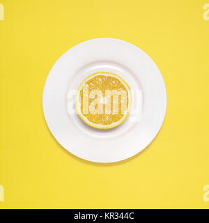 Il limone per colazione. Foto Stock