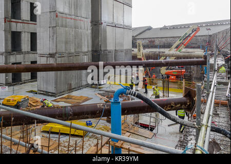 Costruzione di ufficio a Cork in Irlanda con copia spazio. Foto Stock