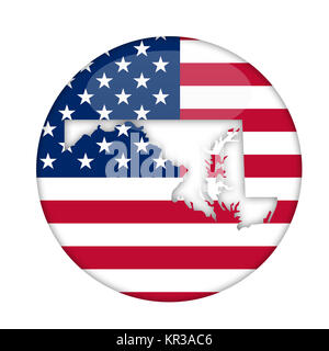 Maryland membro dell'America badge Foto Stock