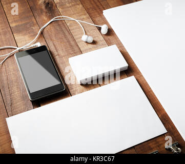 Reattivo stationery mock-up Foto Stock