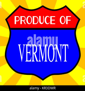 Produrre del Vermont Foto Stock