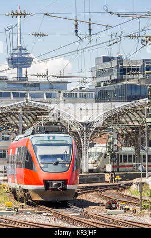 Treni pendolari in Germania Foto Stock