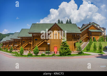 Cottage di Bukovel Foto Stock