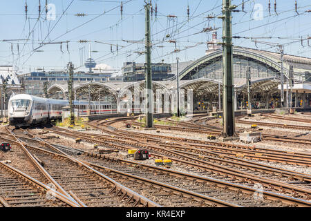 Treni pendolari in Germania Foto Stock