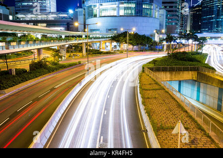 Notte di Hong Kong Foto Stock