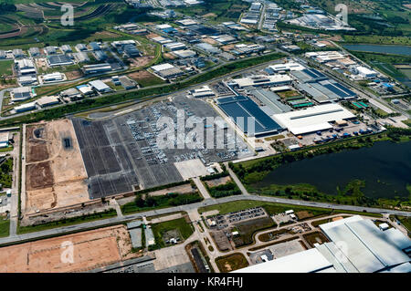 Industrial Estate industria pesante produttore in Thailandia Foto Stock