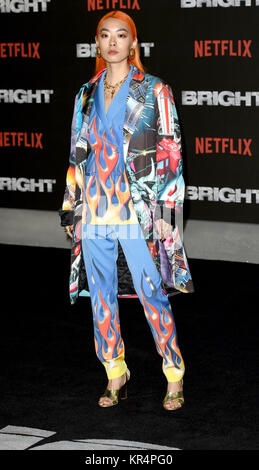 Foto deve essere accreditato ©Alpha premere 079965 15/12/2017 Valutazione a Netflix è luminoso Premiere Europeo tenutosi presso il BFI Southbank di Londra Foto Stock