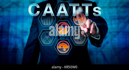 Maschio di regolatore di stato toccante CAATTs Foto Stock