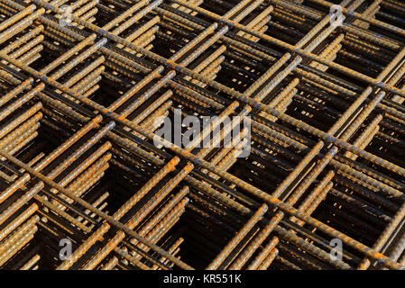 rete metallica saldata Foto Stock
