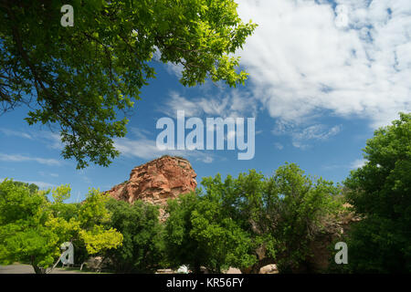 Ayres Ponte naturale Park Converse County Wyoming LaPrele Creek Foto Stock