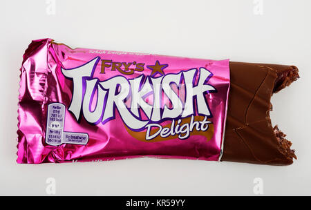 Fry's Turkish Delight chocolate bar Foto Stock