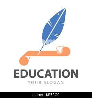 Semplice istruzione astratto Logo scrittura illustrazione vettoriale Graphic Design Illustrazione Vettoriale