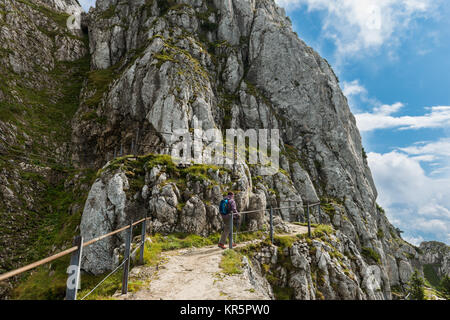 Da bayrischzell sul Wendelstein Foto Stock