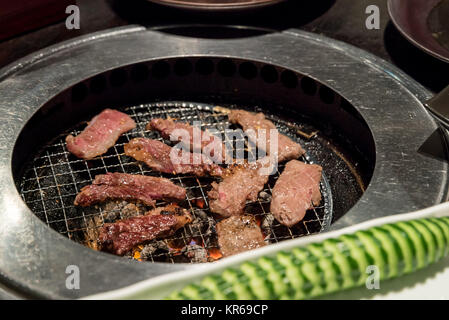 Yakiniku di manzo alla griglia Foto Stock