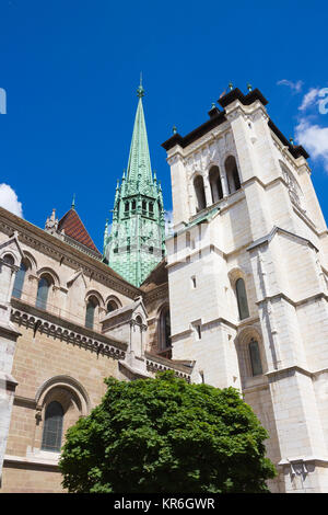 Ginevra, Svizzera - 17 Giugno 2016: Il San Pierre Foto Stock