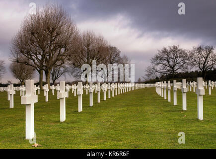 Militare il cimitero di guerra di Margraten Foto Stock