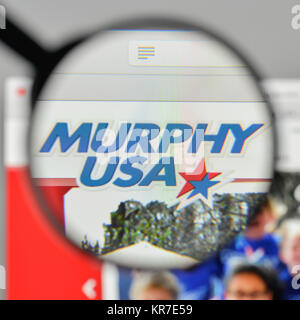 Milano, Italia - 1 Novembre 2017: Murphy USA logo sulla homepage del sito web. Foto Stock