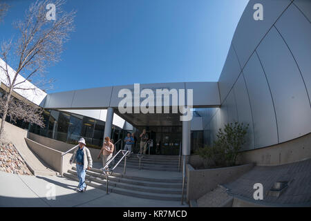 Il Barry Goldwater Air Force Academy Visitor Center, United States Air Force Academy, Denver Colorado , Stati Uniti, Nord America , Stati Uniti Foto Stock