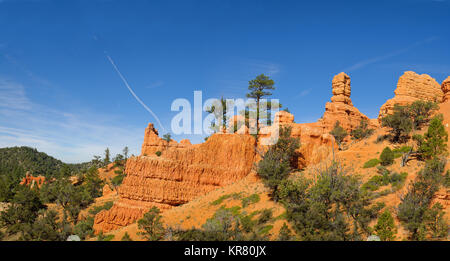 Red rock formazione in Cedar Breaks National Park nello Utah Foto Stock