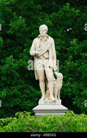 Robert Burns statua, Ballarat, Victoria, Australia Foto Stock