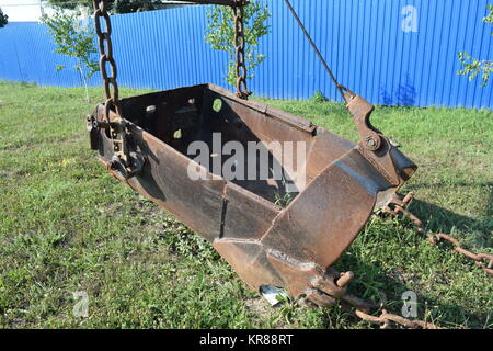 Vecchia cava nei pressi del dragline Foto Stock