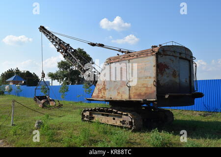 Vecchia cava nei pressi del dragline Foto Stock