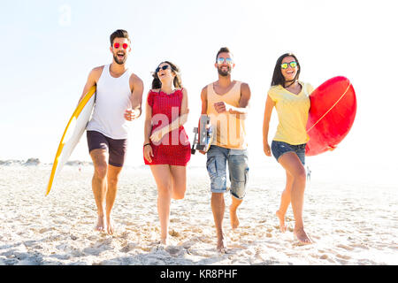 Andiamo alla spiaggia Foto Stock