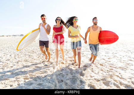 Andiamo alla spiaggia Foto Stock