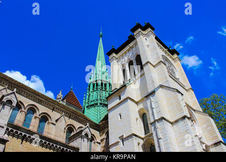 Ginevra, Svizzera - 17 Giugno 2016: Il San Pierre Foto Stock