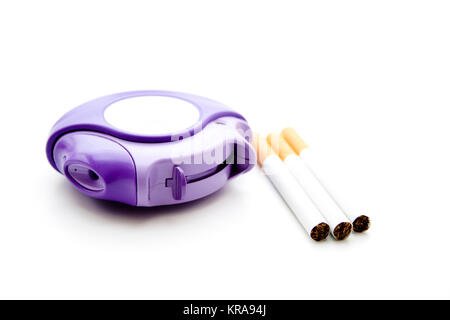 Inalatore per capsula con cigarets Foto Stock