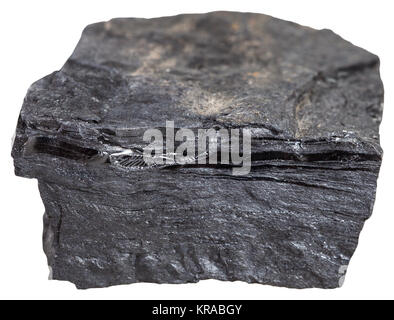 Scisti carboniosi pietra (slaty osso di carbone) Foto Stock