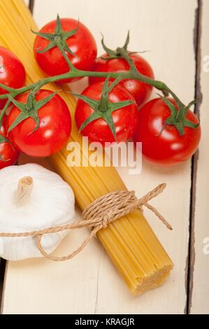 Base di italiano ingredienti per la pasta Foto Stock